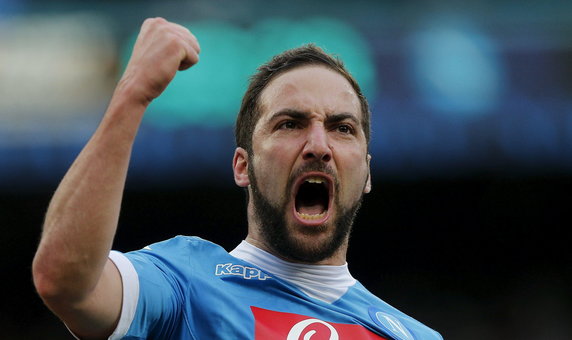 2. Gonzalo Higuain (Argentyna, Napoli)