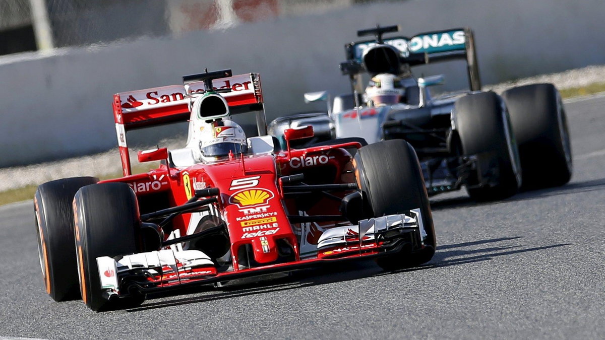 Formula 1 Mercedes i Ferrari