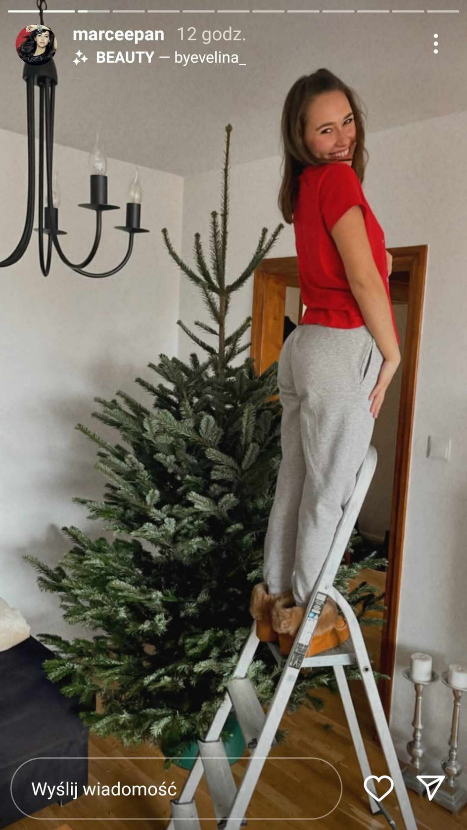Marcelina Ziętek przygotowuje się na święta Bożego Narodzenia