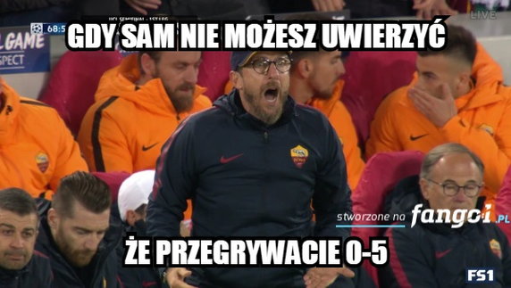 Memy po meczu Liverpool - AS Roma w Lidze Mistrzów