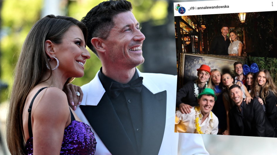 Robert Lewandowski i Anna Lewandowska