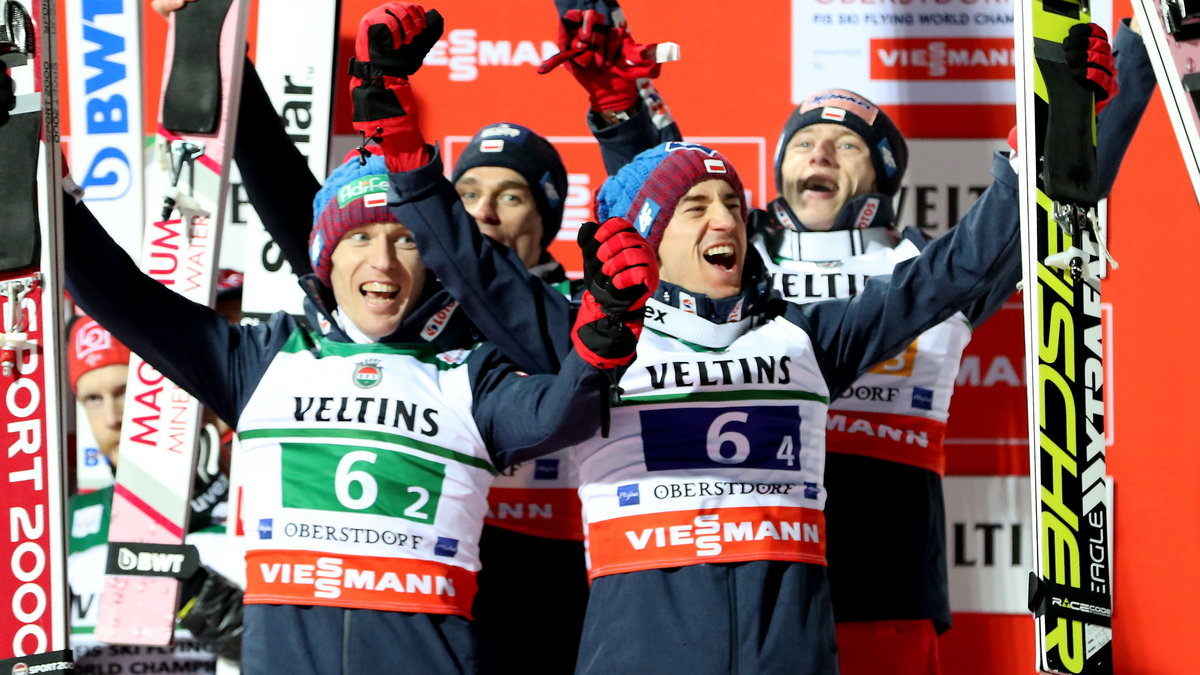 Stefan Hula Piotr Żyła Kamil Stoch Dawid Kubacki