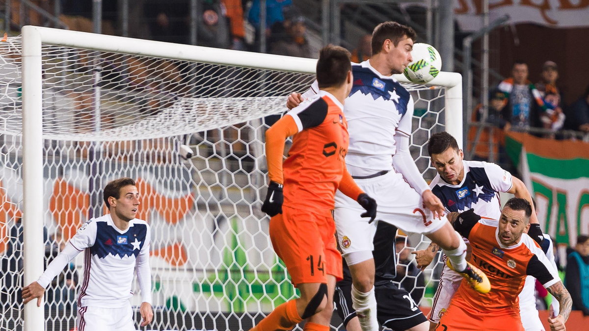 Pilka nozna. Ekstraklasa. Zaglebie Lubin - Wisla Krakow. 31.10.2016