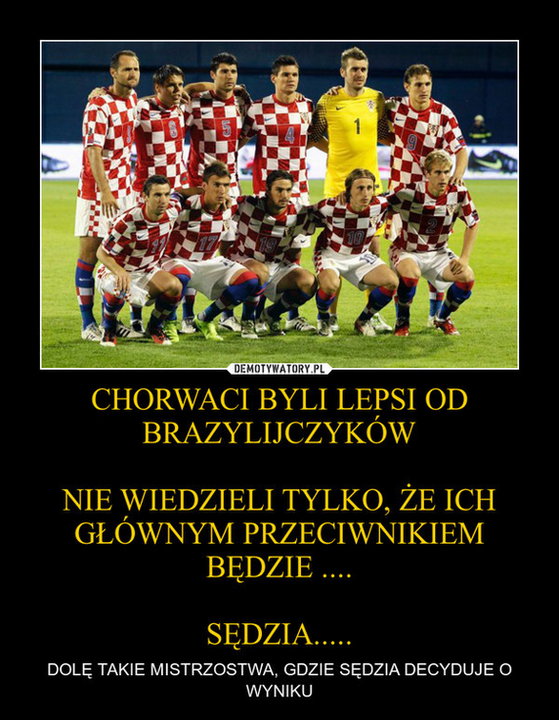 Memy po meczu Brazylia - Chorwacja