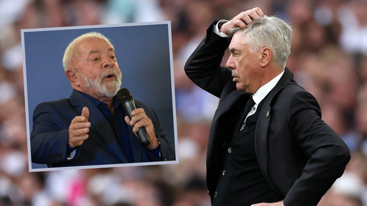 Luiz Inacio Lula Da Silva i Carlo Ancelotti