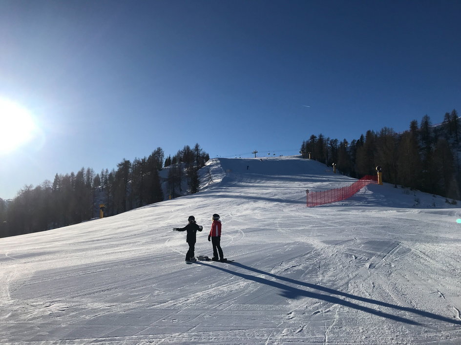 W Trentino zastaliśmy kapitalne warunki do jazdy na nartach