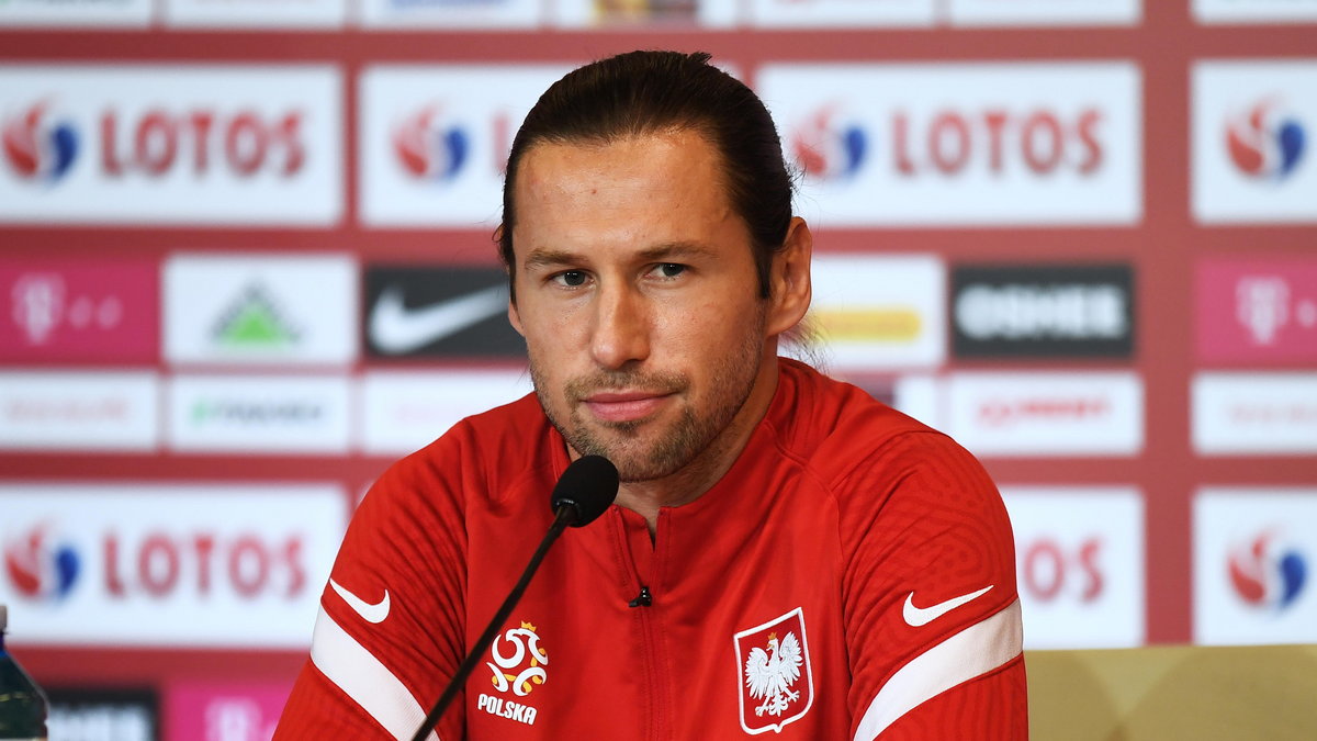 Grzegorz Krychowiak na zgrupowaniu reprezentacji (15 czerwca 2021)