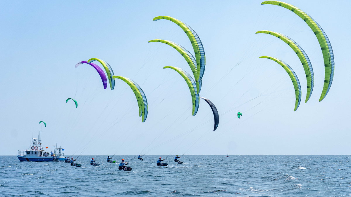 Zawodnicy podczas Kite Cup Kite 2023 w Kuźnicy