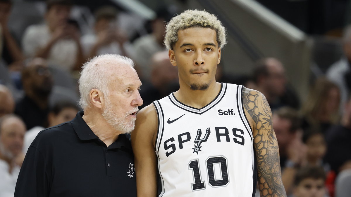 Jeremy Sochan, trener Gregg Popovich