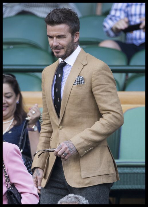 David Beckham na Wimbledonie