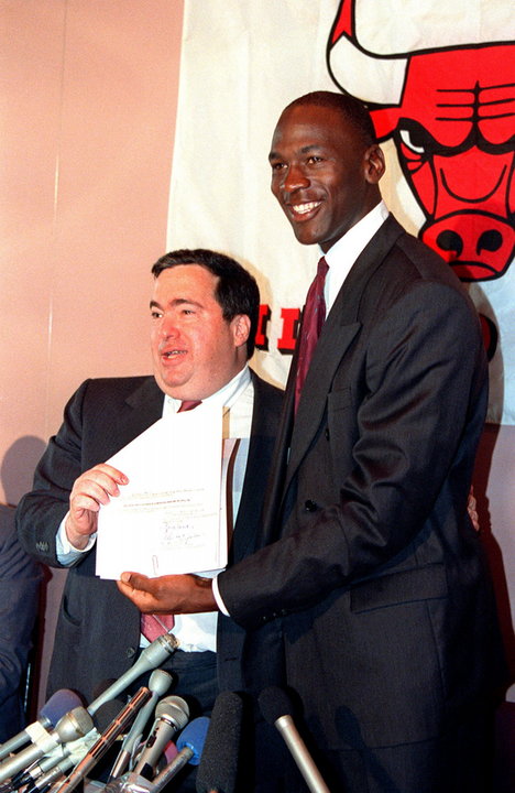 Michael Jordan i Jerry Krause