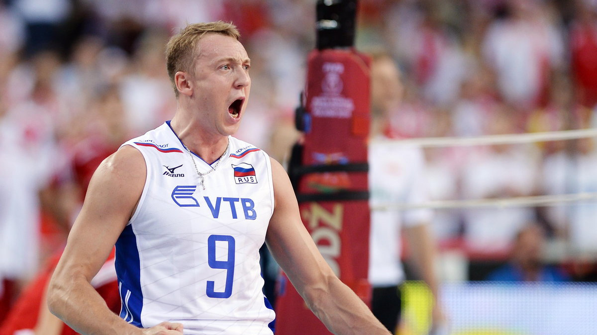 Aleksiej Spirydonow, reprezentacja Rosji siatkarzy, mistrzostwa świata 2014, siatkówka