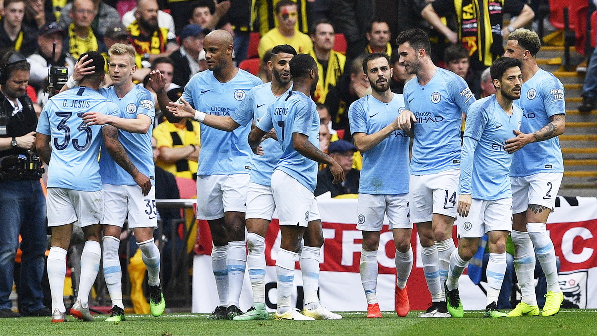 Radość piłkarzy Manchester City