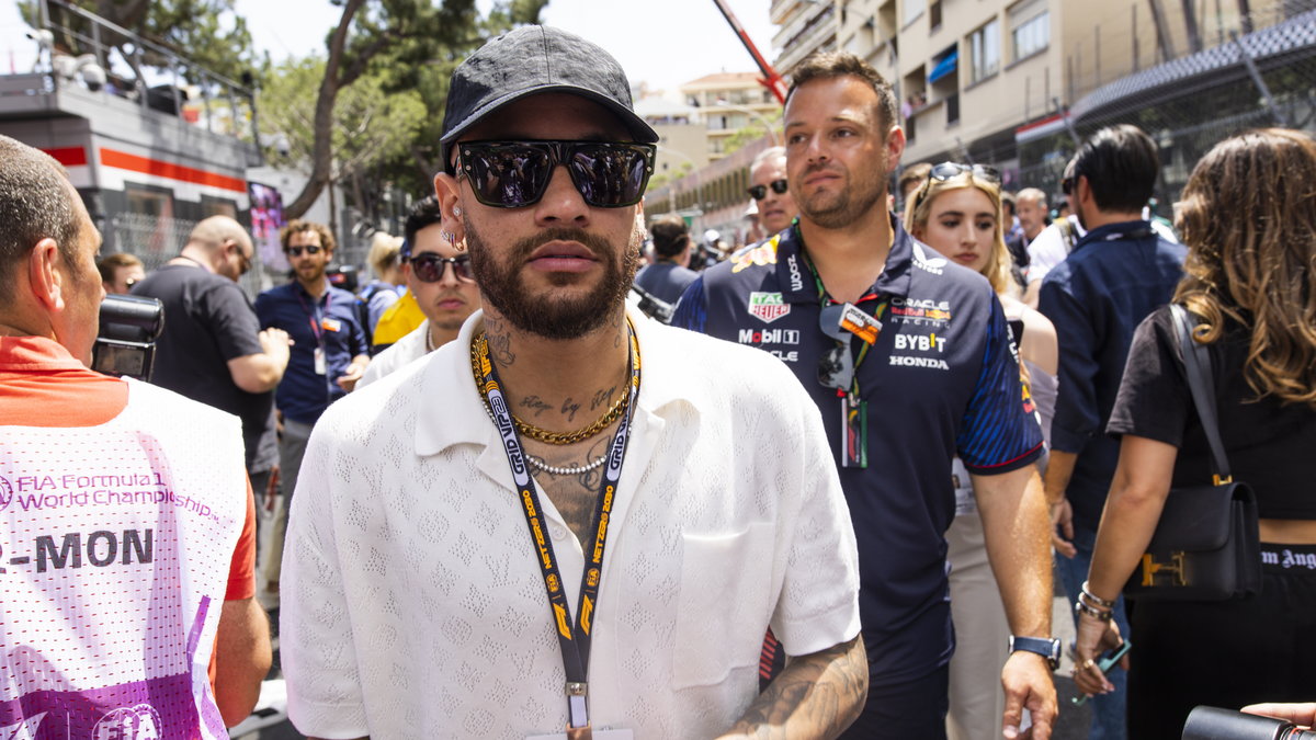 Neymar pojawił się w padoku podczas Grand Prix F1 w Monako