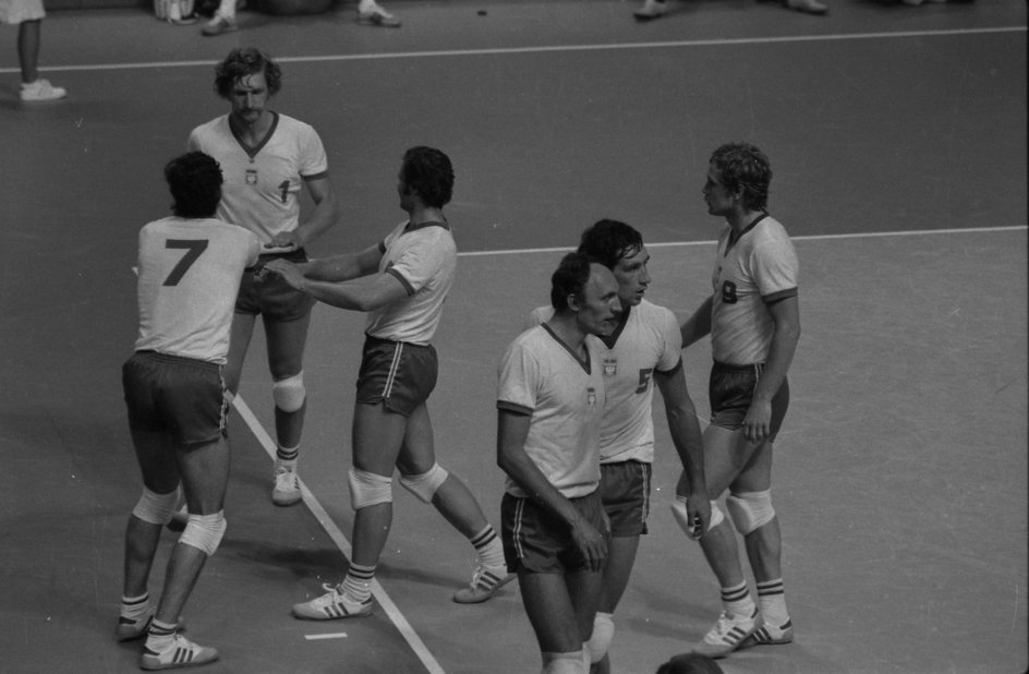 Polska - ZSRR w finale turnieju siatkarskiego na igrzyskach olimpijskich w Montrealu w 1976 r.