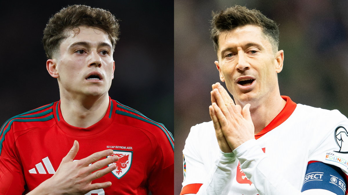 Daniel James i Robert Lewandowski