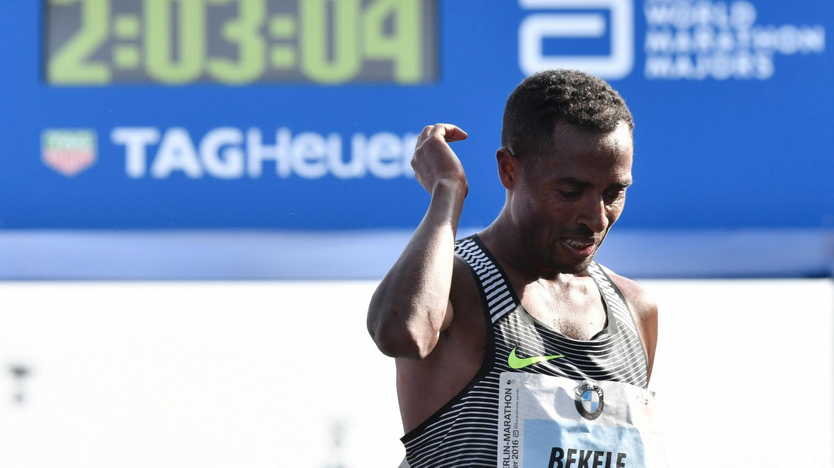 Kenenisa Bekele na mecie w Berlinie