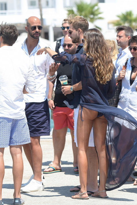 Izabel Goulart i Kevin Trapp na wakacjach