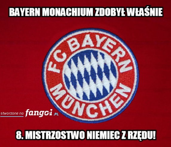 Bayern Monachium mistrzem Niemiec! Memy po meczu