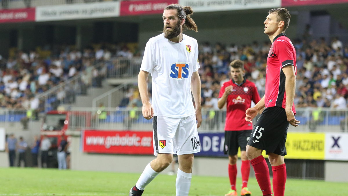 13.07.2017 FK GABALA - JAGIELLONIA BIALYSTOK DRUGA RUNDA KWALIFIKACYJNA LIGI EUROPY UEFA PILKA NOZNA