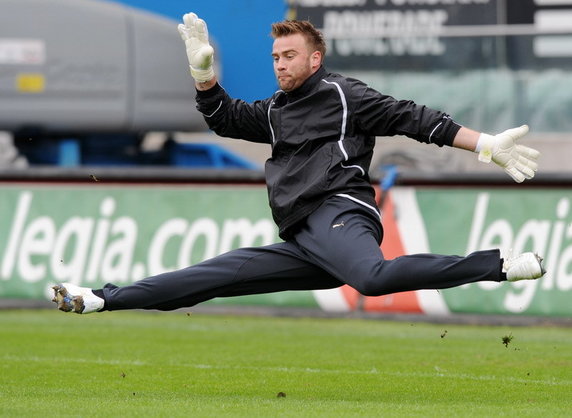 Artur Boruc trenuje ponownie z Legią Warszawa (fot. Adam Polak/legia.com)