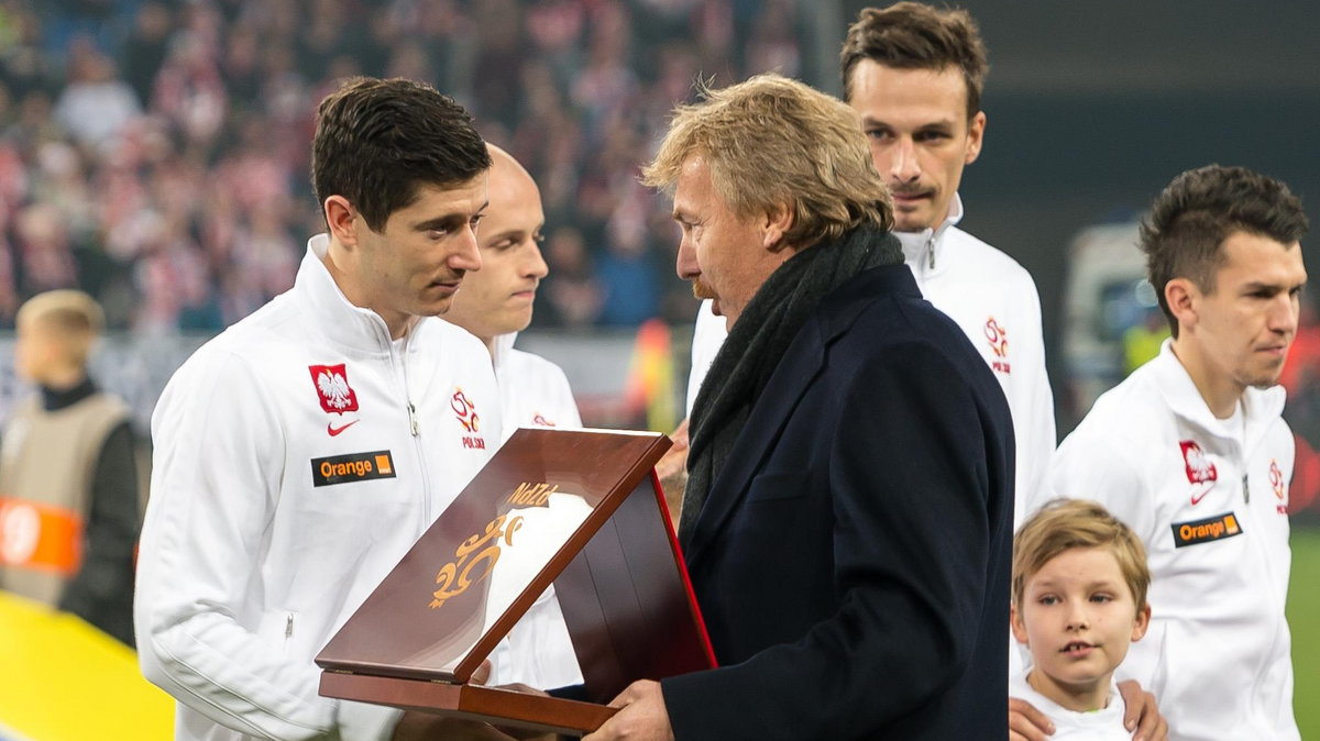 Robert Lewandowski i Zbigniew Boniek