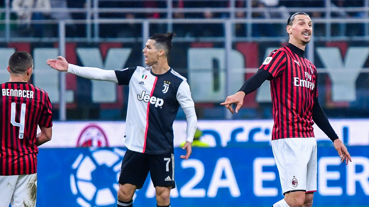 Cristiano Ronaldo (Juventus Turyn) i Zlatan Ibrahimovic (AC Milan)