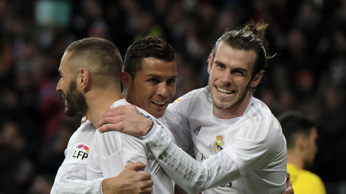 Karim Benzema, Cristiano Ronaldo i Gareth Bale