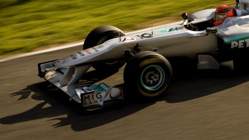 Testy F1 w Jerez: Michael Schumacher (Mercedes GP)
