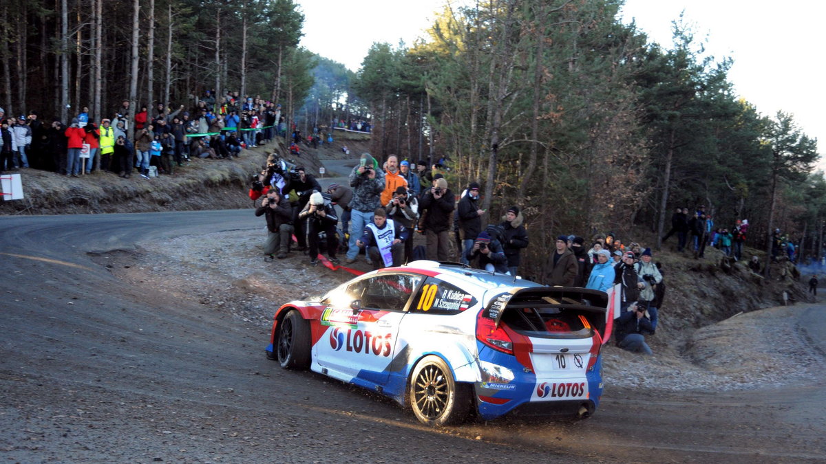 Robert Kubica na trasie Rajdu Monte Carlo