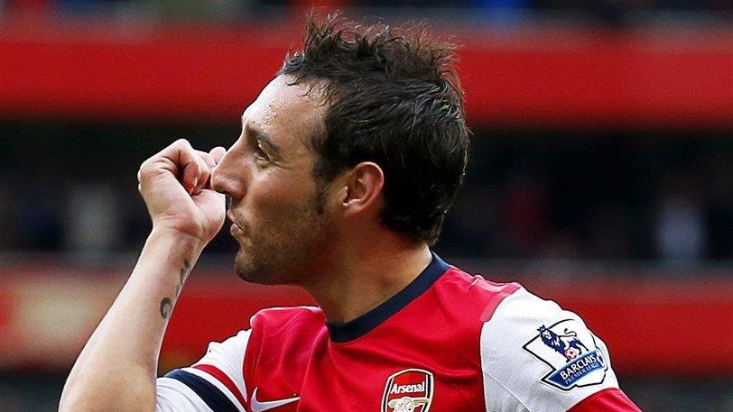 Arsenal - Tottenham/Santi Cazorla 