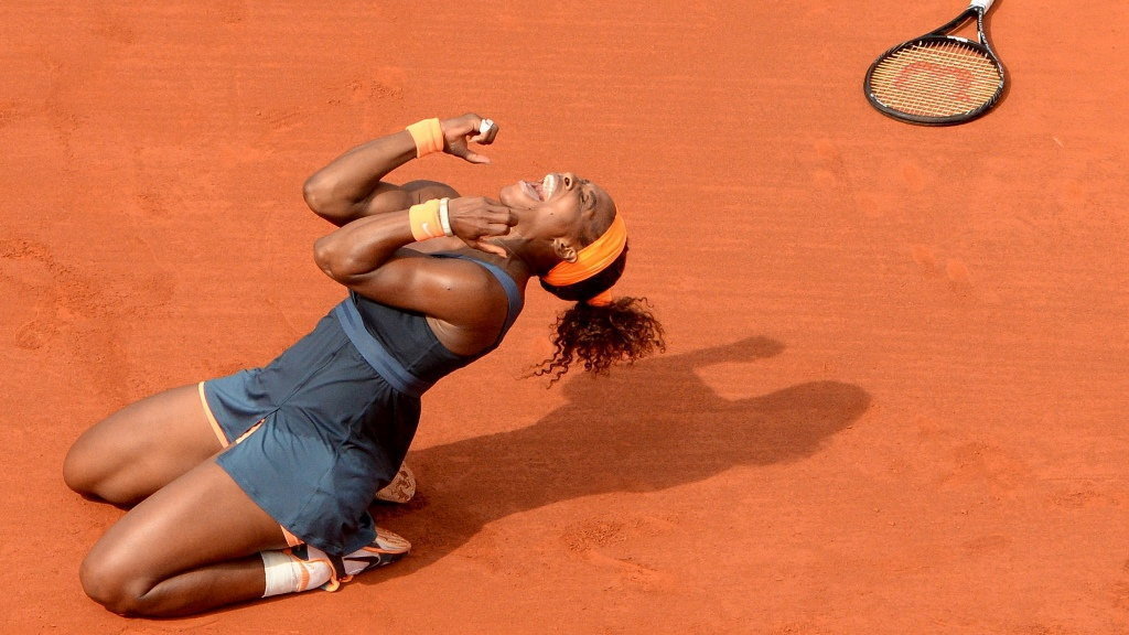 Serena Williams - tu po zwycięstwie w tegorocznym French Open, fot. PAP / EPA