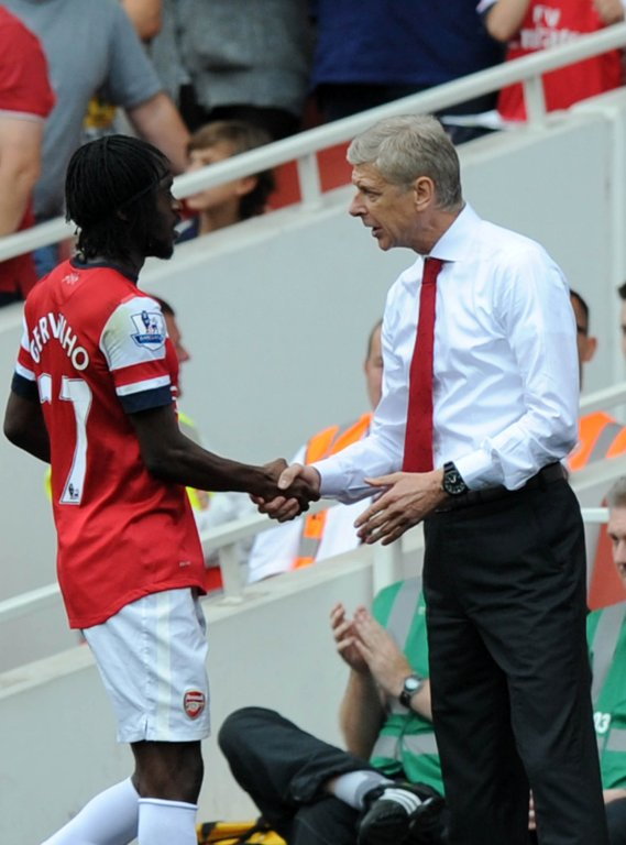 Arsene Wenger i Gervinho