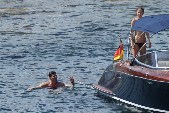 Mario Gomez i Carina Wanzung