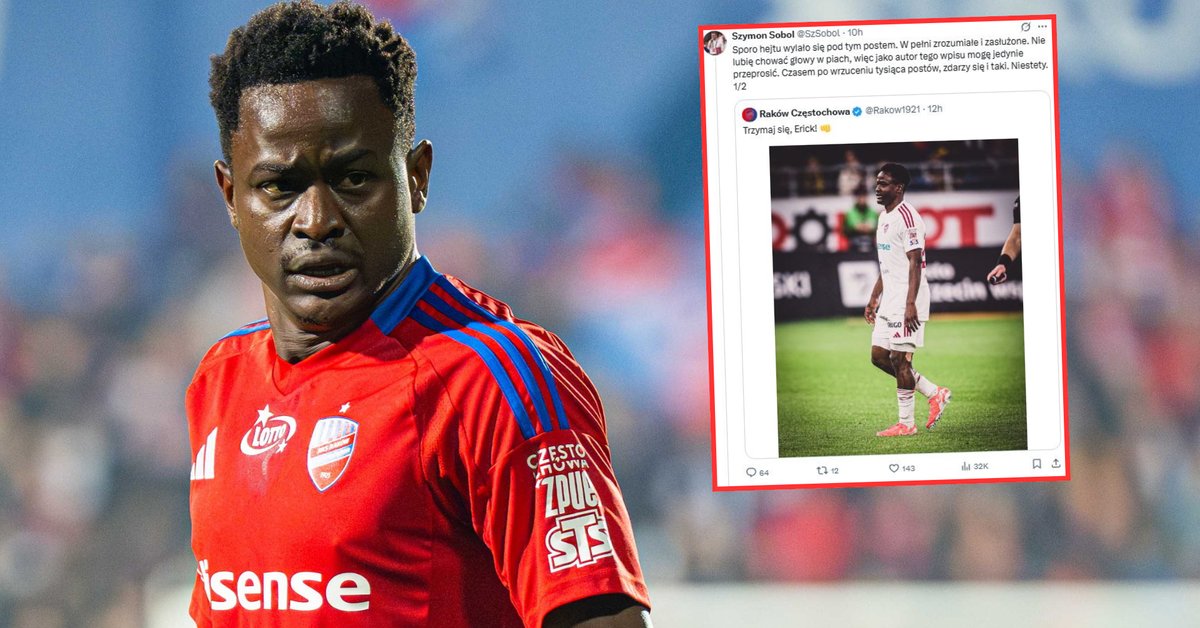 Wpis Rakowa Częstochowa rozpętał burzę. Autor reaguje