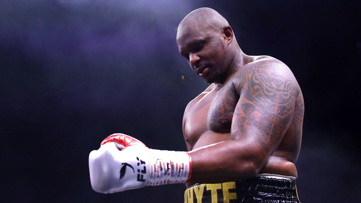 Dillian Whyte po walce z Mariuszem Wachem, 7 grudnia 2019 r. w Arabii Saudyjskiej