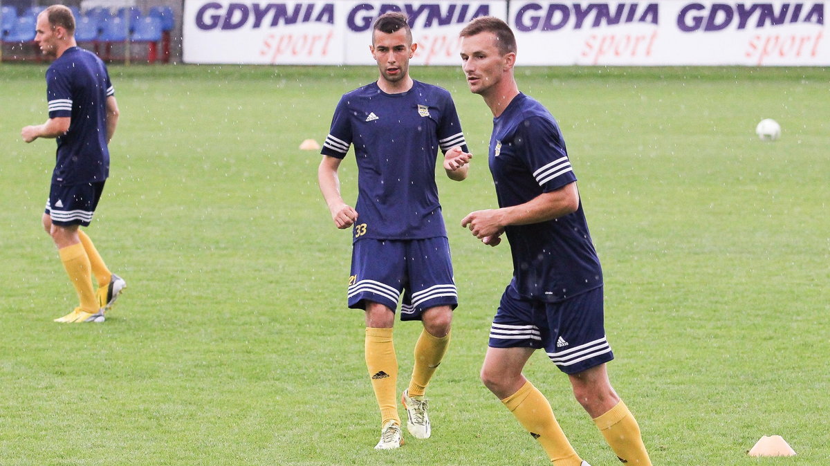 Pilka nozna. Ekstraklasa. Arka Gdynia. Trening. 30.06.2016