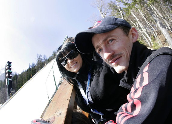Izabela Małysz i Adam Małysz (2008)