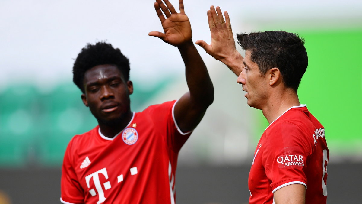 Robert Lewandowski i Alphonso Davies