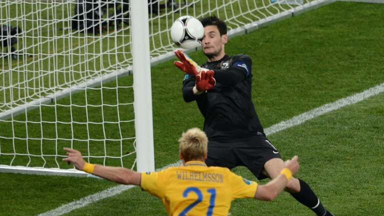 Hugo Lloris w meczu ze Szwecją