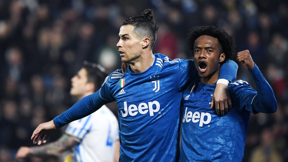 Cristiano Ronaldo i Juan Cuadrado (Juventus Turyn)