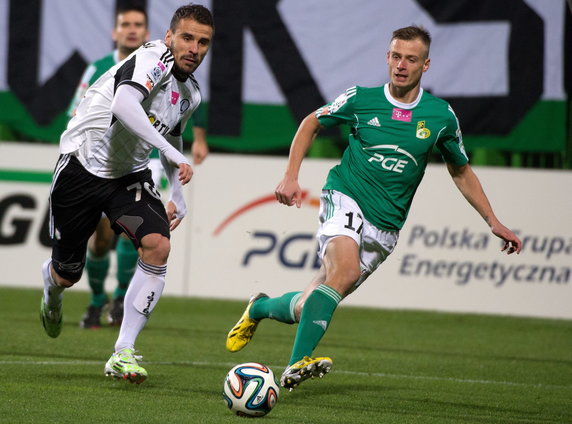 PIŁKA NOŻNA LIGA POLSKA PGE GKS LEGIA (Adrian Basta Orlando Sa)