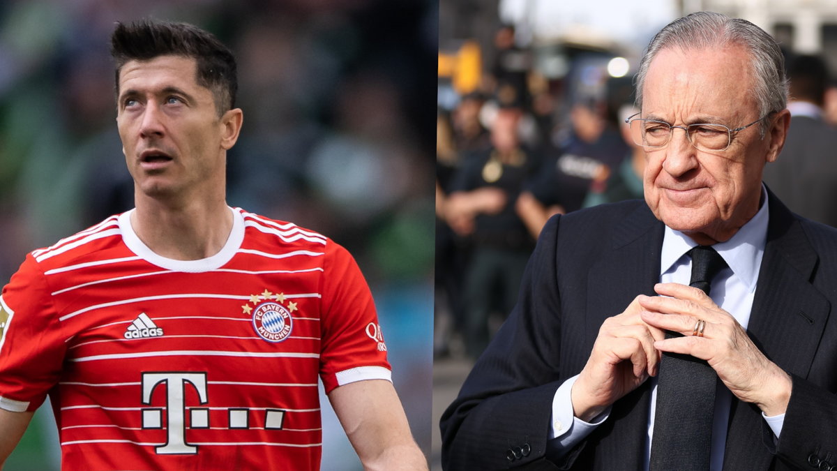 Robert Lewandowski i Florentino Perez