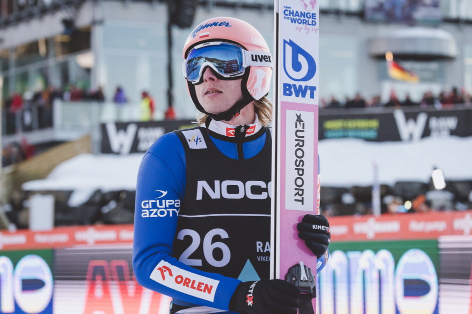 Daoud Kobacki during the competition in Vikersund (March 18)