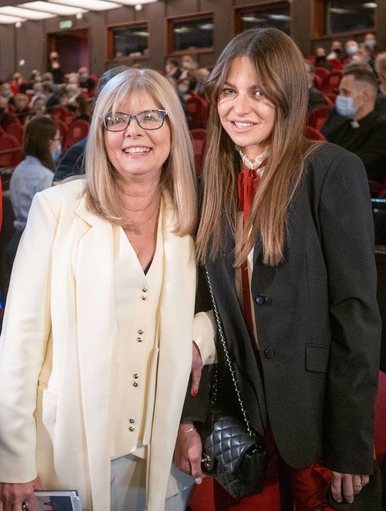 Anna Lewandowska mit ihrer Mutter