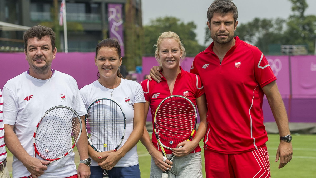 Robert Radwański, Agnieszka Radwańska, Urszula Radwańska, Tomasz Wiktorowski