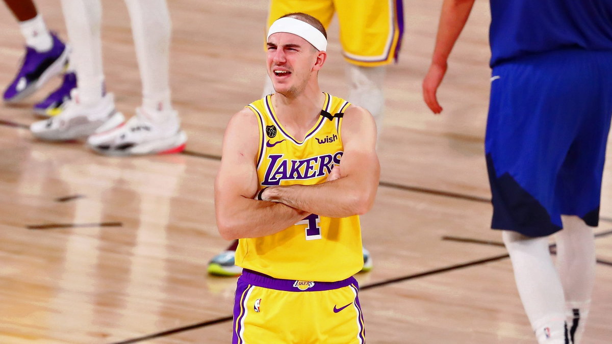 Alex Caruso w barwach Lakers w sezonie 2019/2020