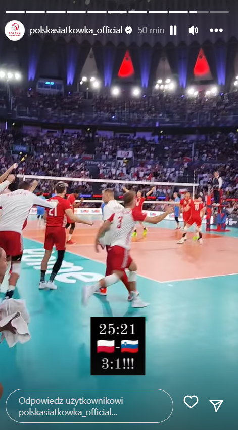 Polscy siatkarze po awansie do finału mistrzostw Europy