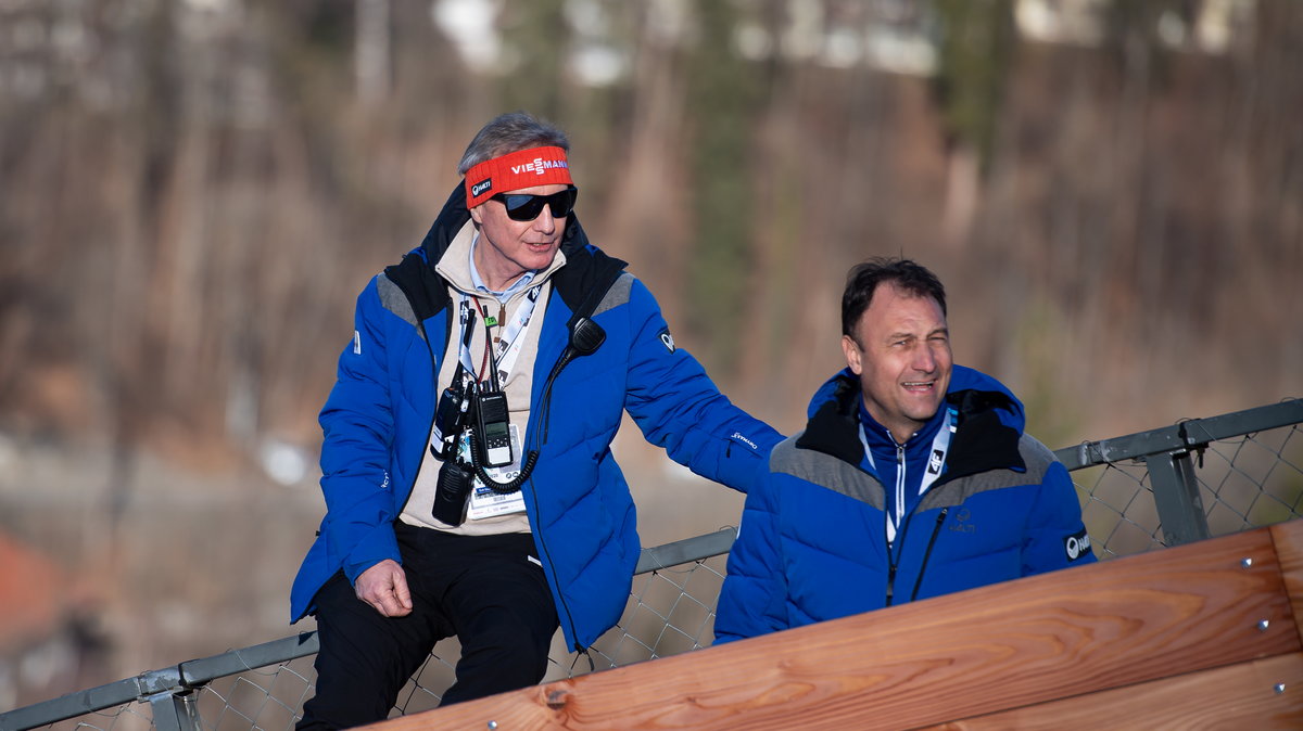 Walter Hofer (z lewej) i Sandro Pertile (z prawej)