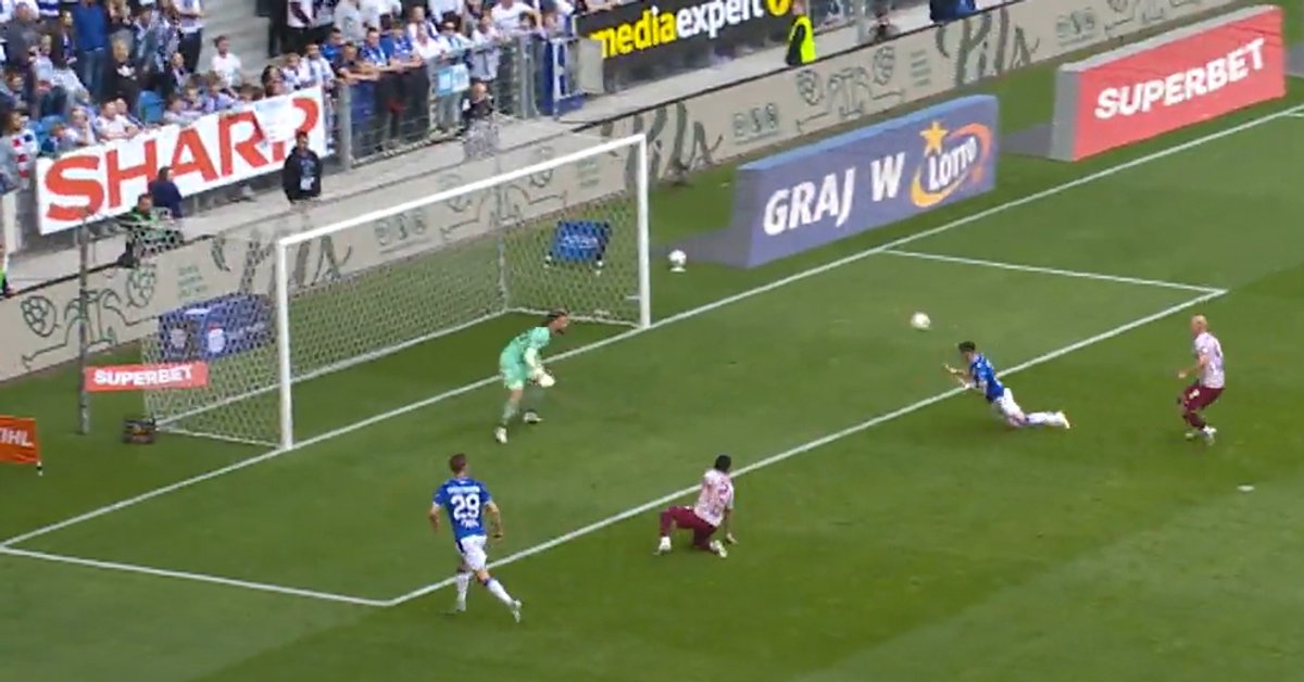 Zadecydował o mistrzostwie Polski dla Lecha Poznań. Zobacz ten moment